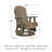 Lynbrook High - Density Polyethylene (HDPE) Gliding Adirondack Chair-96517813