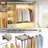  Quion 20.2 - 120 '' W Closet System with Wooden Drawers and Hanging Rods(cut To Fit)-23154845