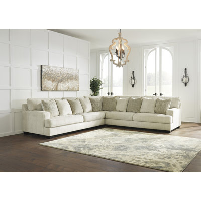 Rawcliffe Parchment 3-Piece Sectional