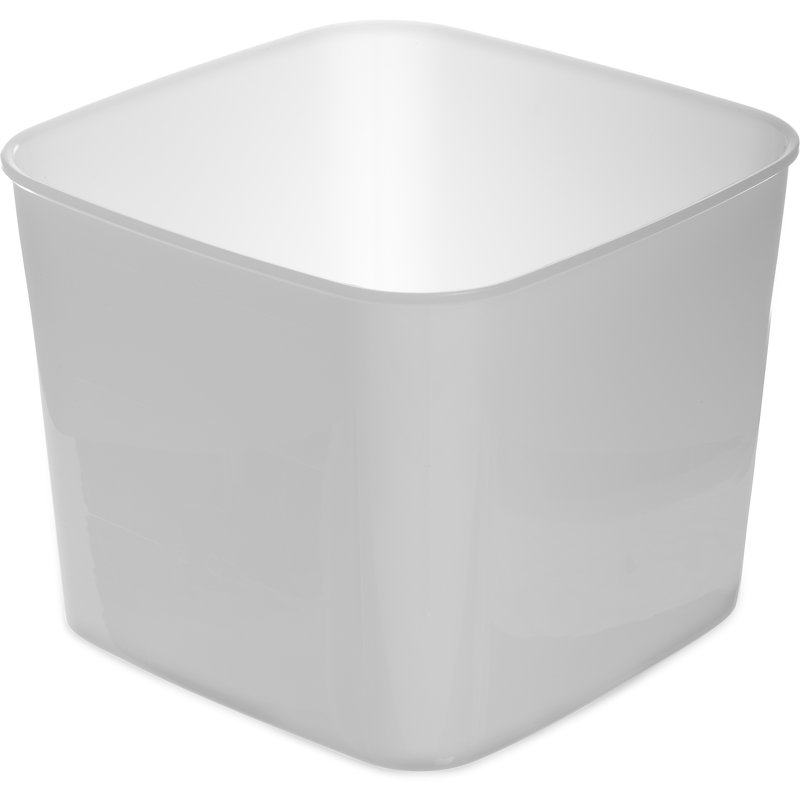 Carlisle Food Service Products StorPlus 1.5 Gallons Square Plastic Food Storage Container