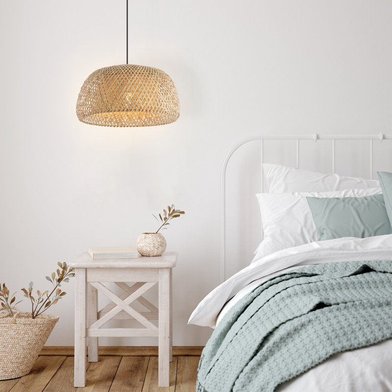 Luminaire suspendu en forme de dôme à 1 lumière Geeta