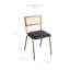 Chaise d'appoint en noir