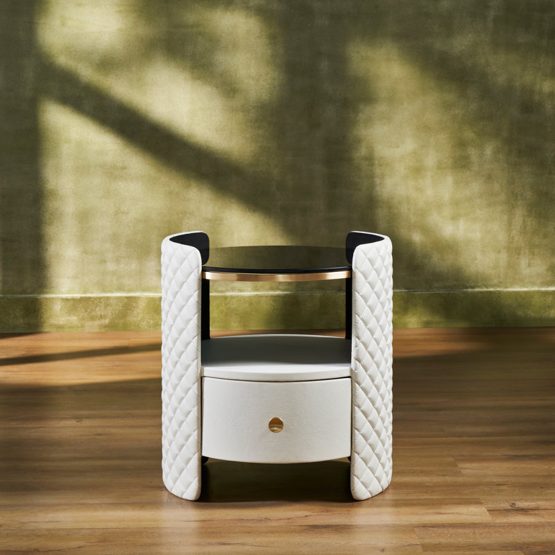 Table d'appoint Harvard, Blanc