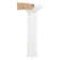 20" Point Roberts 27.13" Tall White Porcelain Corner Pedestal/Wall Bathroom Sink with Overflow