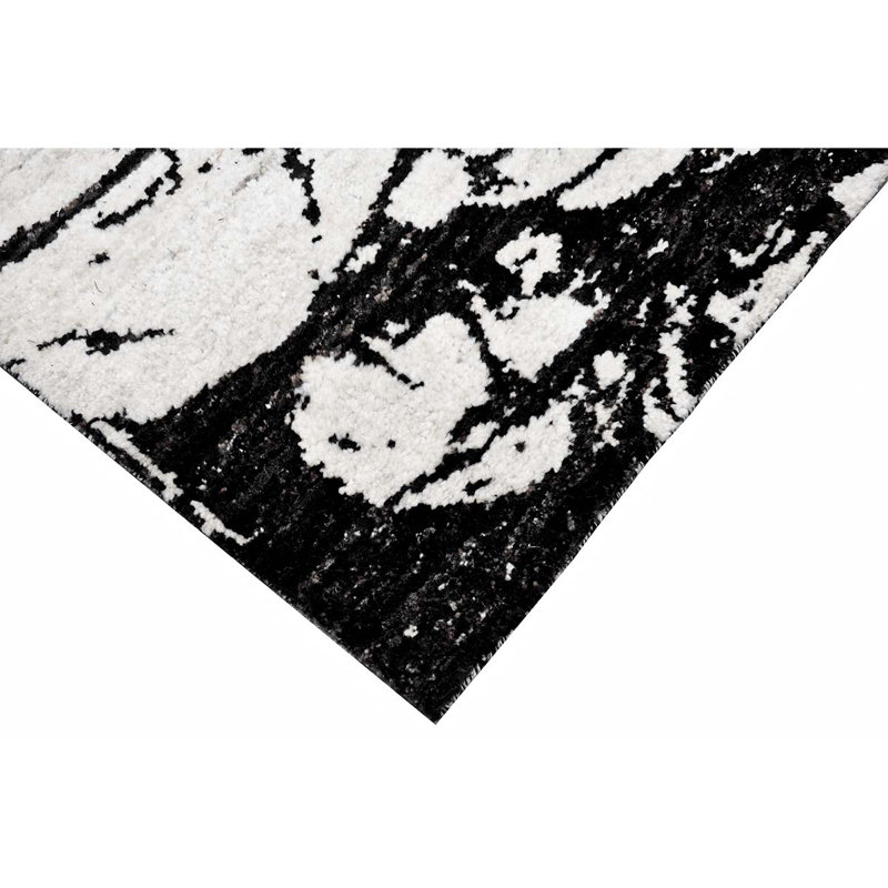 Wool Abstract Area Rug, Rectangle 9' x 12'