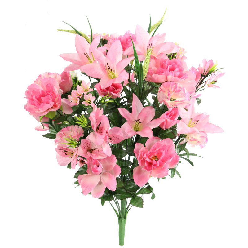 Buissons de fleurs artificielles, Rose