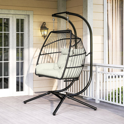 Chaise double à œufs suspendus, chaise hamac pliable, 