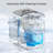 COWSAR 26 Lb. lb. Daily Production Bullet Ice Countertop Ice Maker,9 Ice Cubes Ready in 6 Mins,2 Ice Cube Sizes Available,Automatic Cleaning-88061392