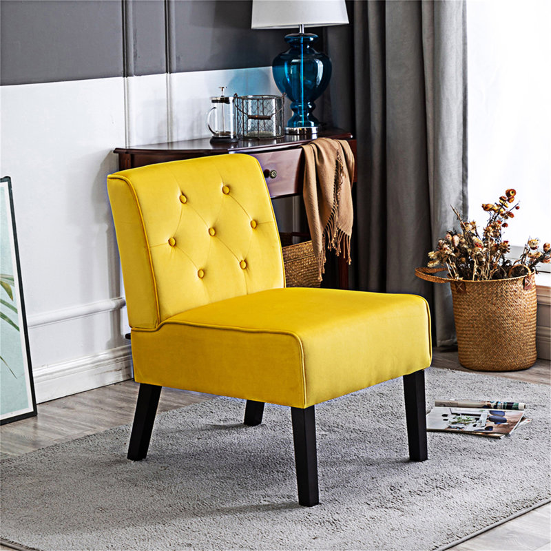 Fauteuil d'appoint capitonné
