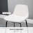 Everleaner Upholstered Counter Stool with Metal Frame-608982496