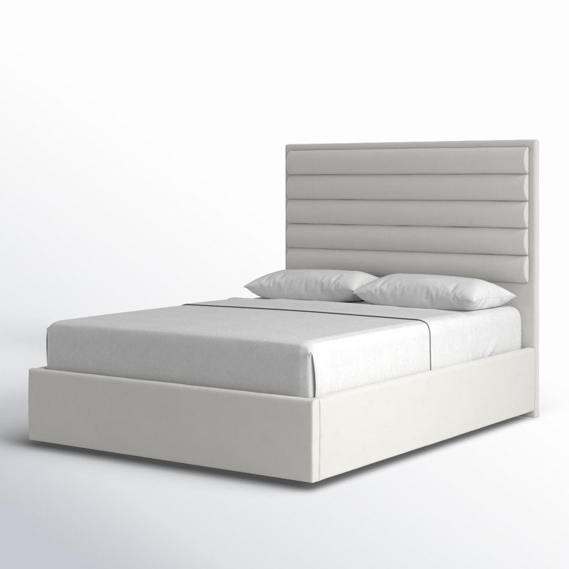 Upholstered Panel Bed, Queen