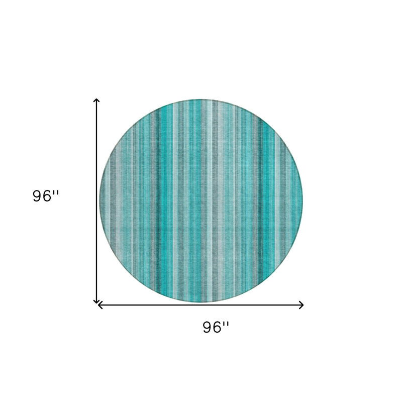 Tapis d'intérieur rond 8 po
