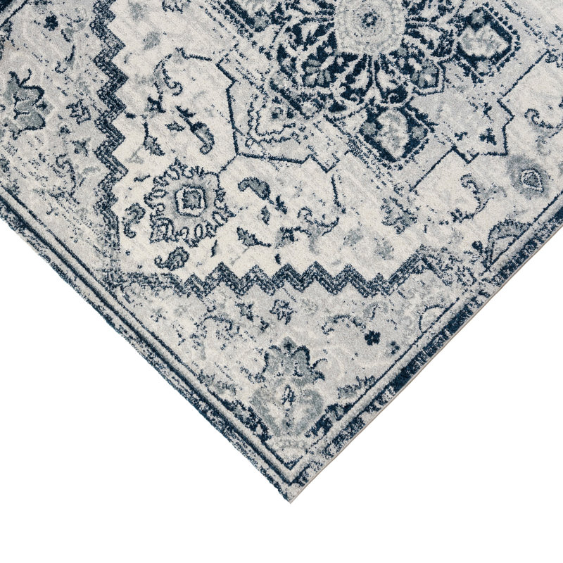 Tapis traditionnel à poils courts Mosa, Rectangle 2 pi x 3 pi