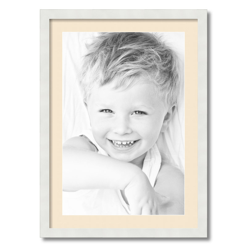 Cadre pour photo simple 16 po x 24 po en bois mat, Albâtre