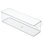 iDesign Kitchen Binz BPA-Free Plastic Deep Stackable Organizer with Handles, Clear