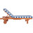 Jivera Outdoor Eucalyptus Wood Chaise Lounge , Cushion Included-1286157975