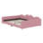 Upholstered Daybed With Cloud-Shaped Backrest-828039087