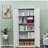 High Storage Cabinet with 2 Doors and 4 Partitions to Separate 5 Storage Spaces, Home/ Office Design-1447841817