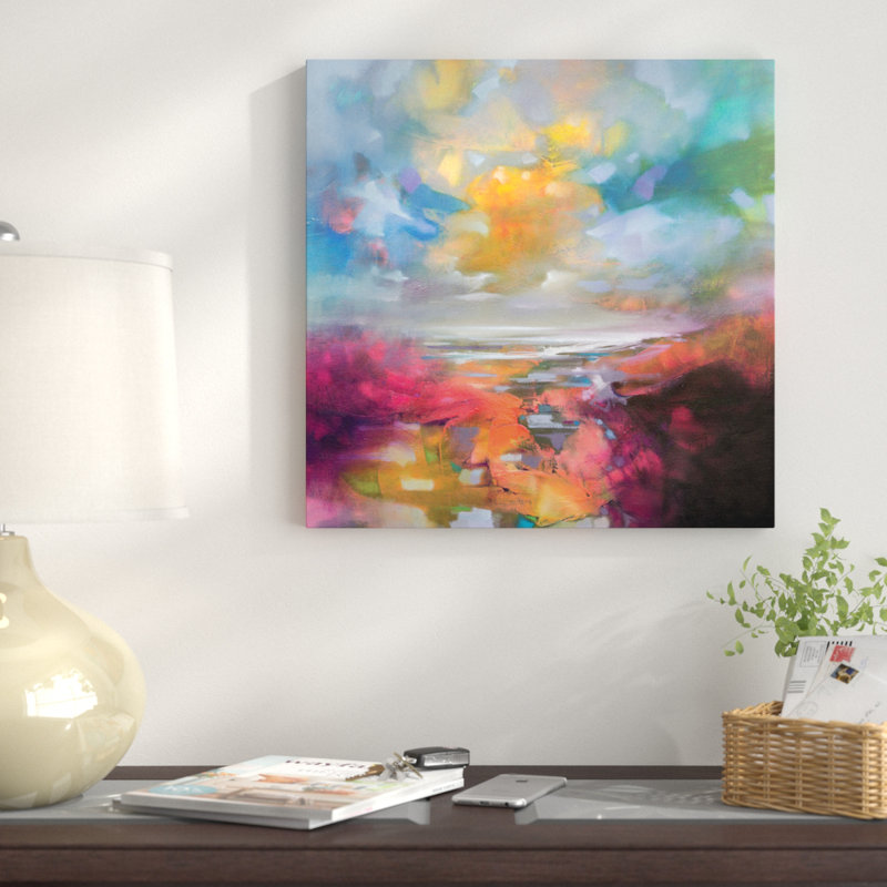 " Warmth Prevails " by Scott Naismith, 18" H x 18" W x 1.5" D, No Mat, Wrapped Canvas