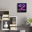 'Love Lightning' by Rey Klimt Acrylic Glass Wall Art, 12" x 12"