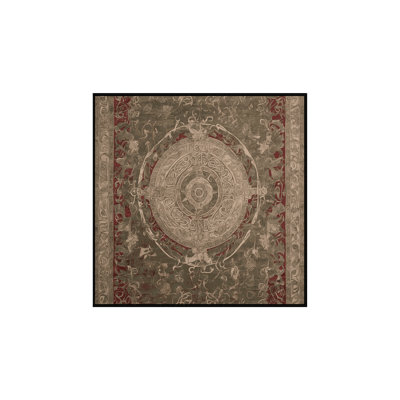 Machine Washable Brown Area Rug