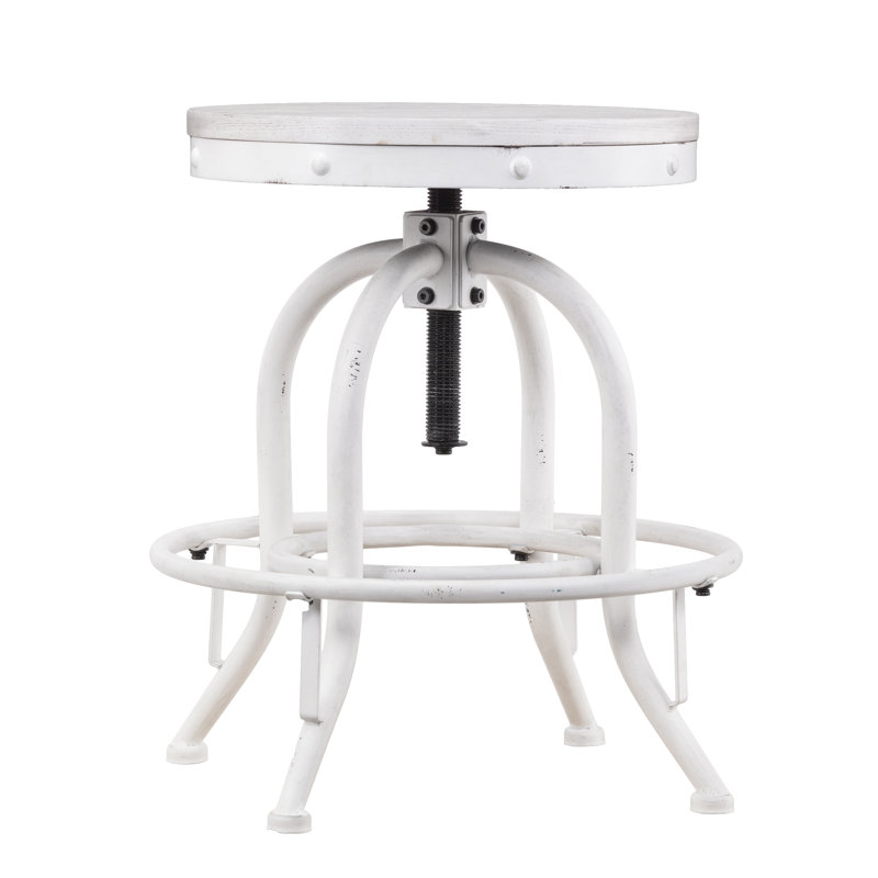 Industrial Adjustable Height Swiveling Stool