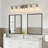 6-Light Bathroom Vanity Light with Clear Glass Shades for Vanity Mirror, Bathroom, or Bedroom-233754099-233754102