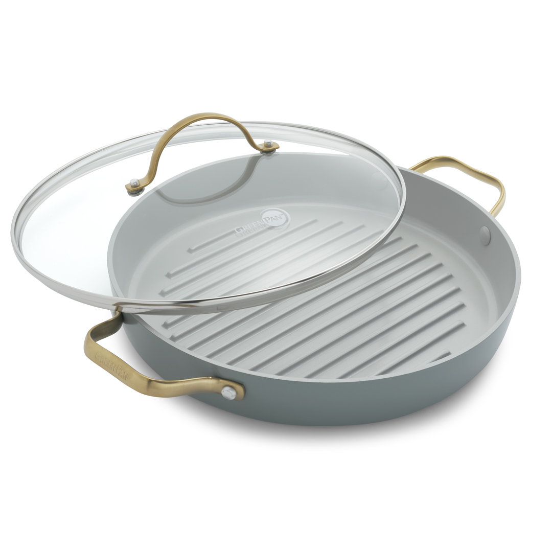 GreenPan Padova Skyblue Keramik Antihaft Grillpfanne 28cm