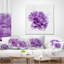 Coussin lombaire floral rose