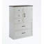Armoire décorative avec 5 tiroirs et 1 armoire