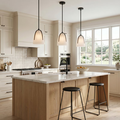 Whitmore 1-Light Matte Black Mini Pendant Light