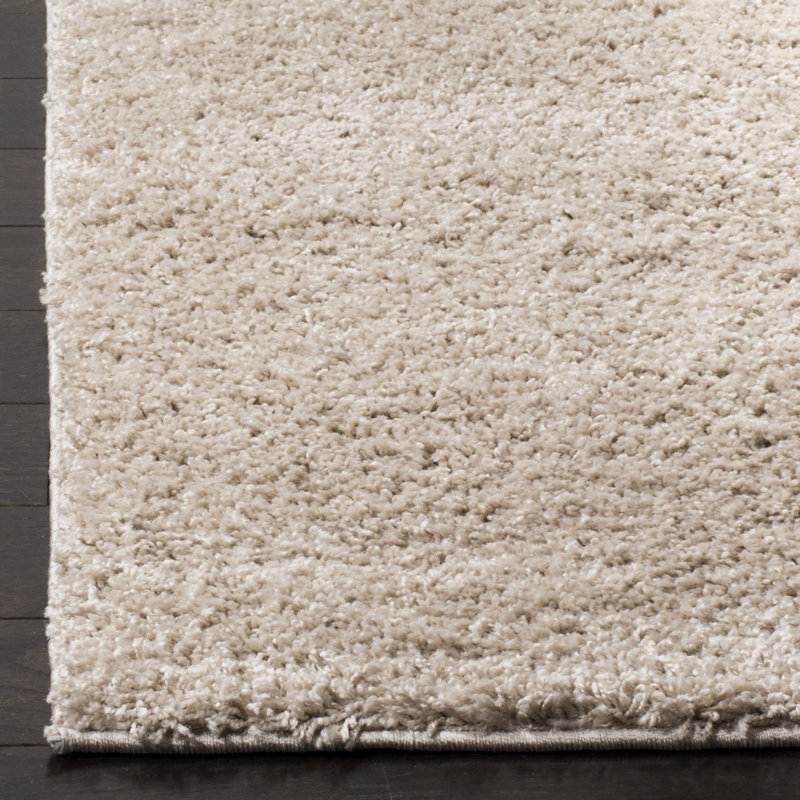 Tapis gris clair Helsel, Carré 6 pi 7 po