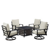 Aaleyah Outdoor 6 - Piece Conversation Set