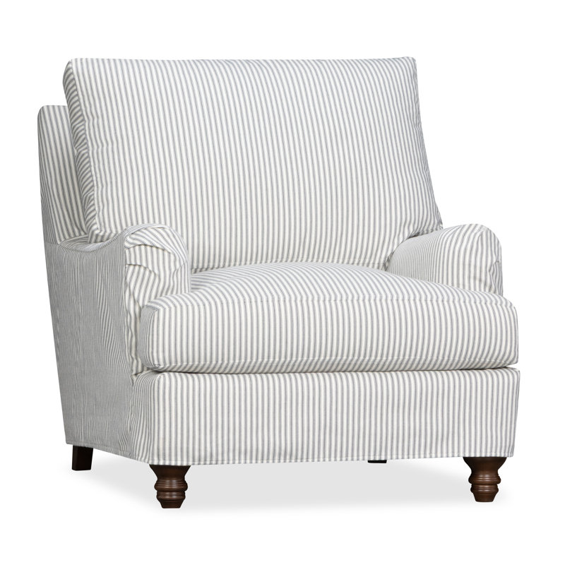 Chaise à housse Walters, Cruise rayé gris