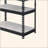 4 Tier Rectangular Bookcase With Adjustable Shelves
