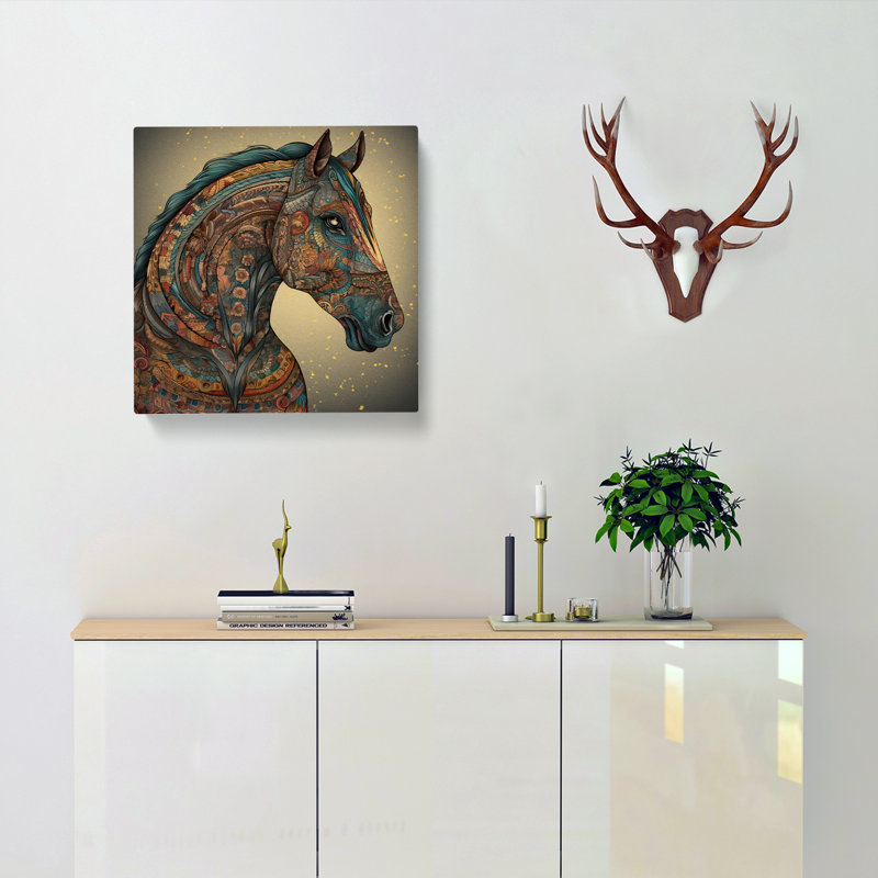 Horse Paisley Art No.3 - Print