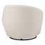 Fauteuil demi-tonneau pivotant rembourré Ingetraut-122946983