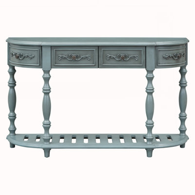 52''Modern and Contemporary Curved Console Table