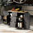Classic Kitchen Island With Drawers - Functional & Stylish Rectangular Cart Storage Practical-1119976635