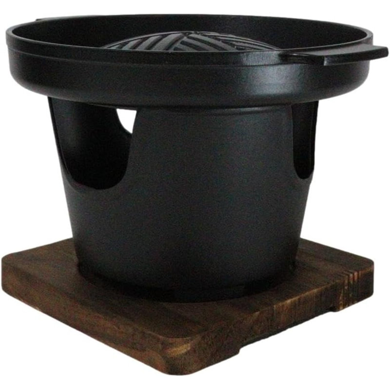 Portable Japanese BBQ Yakiniku Grill Aluminum Cooking Stove With Griddle Trivet