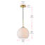 Luminaire suspendu sphérique simple à 1 lumière Snead-33591605-33559758-33591606