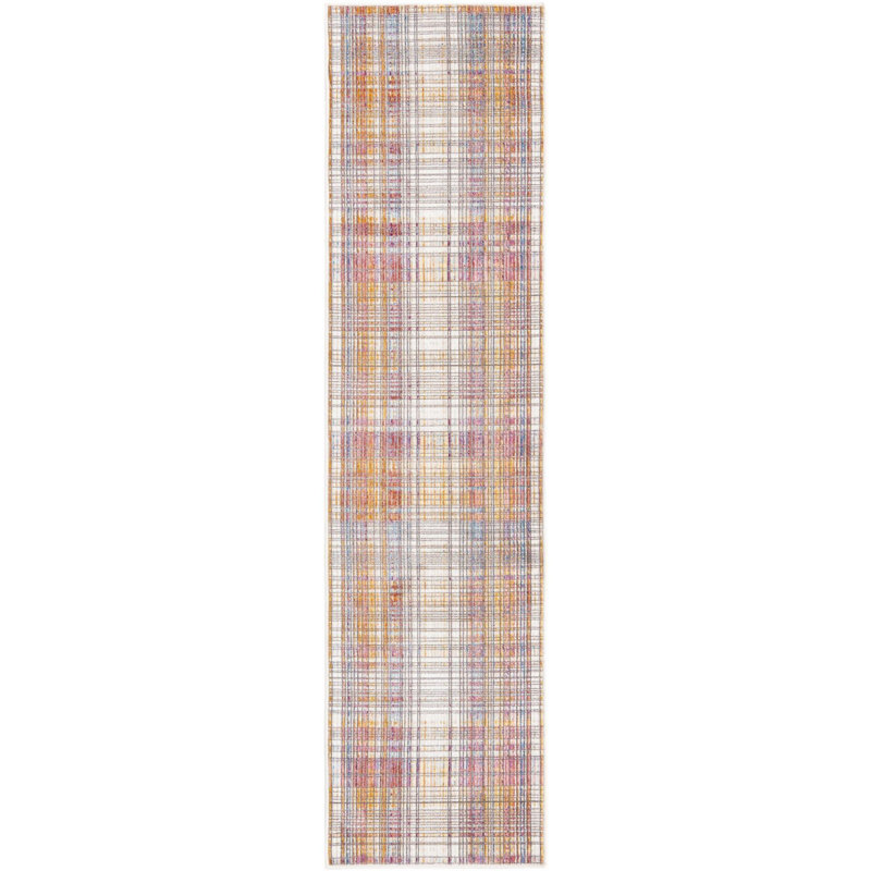Sease Plaid Indoor Rug, Runner 2' x 8'