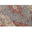 Hand-Knotted High-Quality Blue and Rust Area Rug