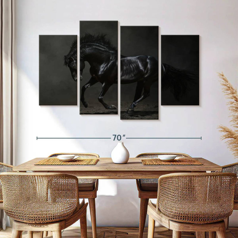 Dark Horse, 42" H x 68" W