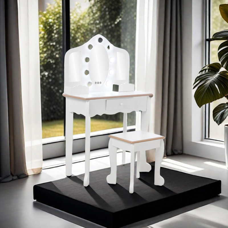 Joquetta Dressing Table with Mirror