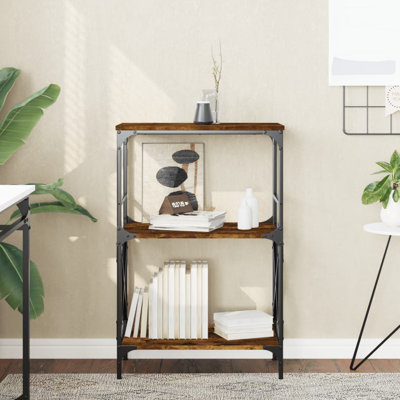Adaisha 90.5cm H x 35cm W Metal Standard Bookcase