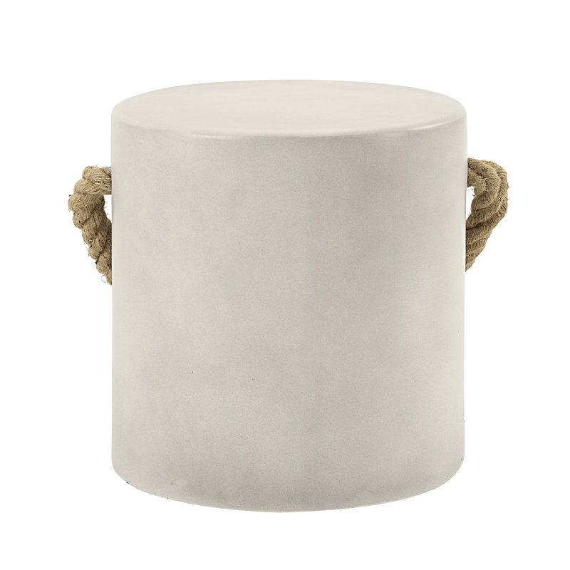 Table en béton naturel gris naturel avec un design épuré d'aspect béton pour les espaces modernes