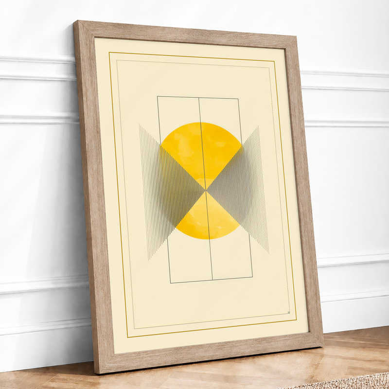 Radiant Geometry Geometric - Print, A1 - 84.1 x 59.4 cm, Oak