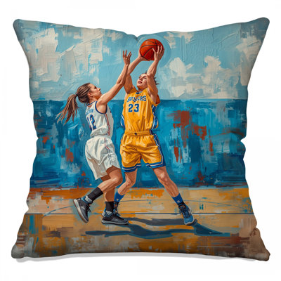 Coussins décoratifs Basketball Game Action
