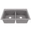 Karran Drop-in Quartz Composite 33'' X 22'' 1-Hole 50/50 Double Bowl Kitchen Sink-35699315